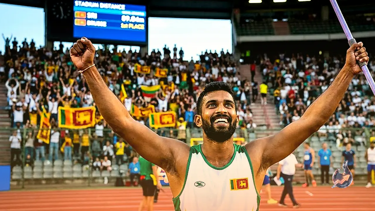 Rumesh Tharanga Makes History, Wins Brussels Diamond League Javelin Title