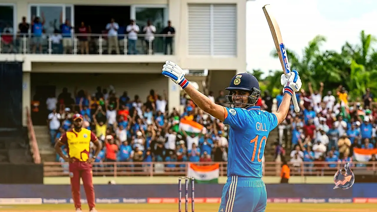 Shubman Gill hits century against West Indies, surpasses records of MS Dhoni and Virat Kohli