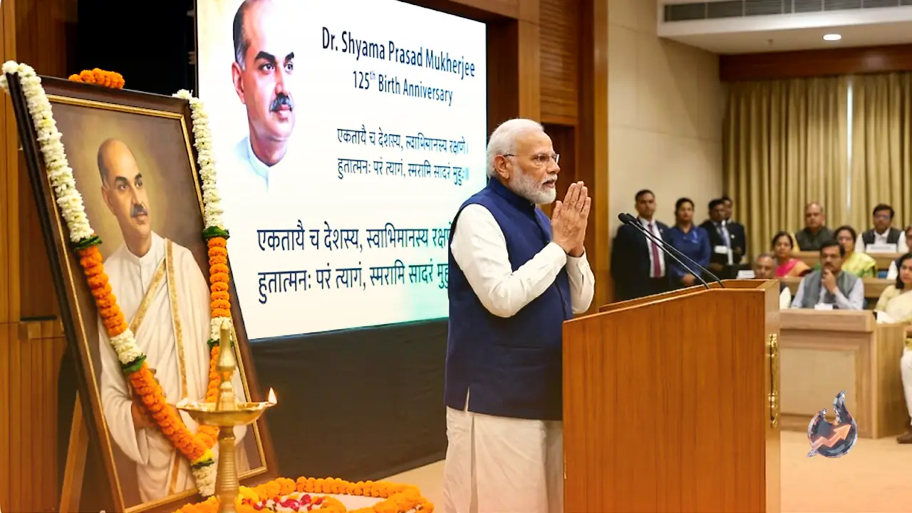 On Dr. Mukherjee's 125th Birth Anniversary, PM Modi Shares a Sanskrit Verse to Honour Him