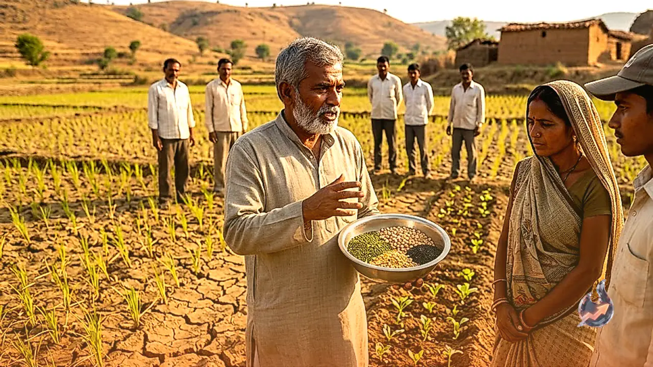 Monsoon Delay Threatens Paddy in Madhya Pradesh, Farmer Suggests Planting Pulses and Oilseeds Alongside