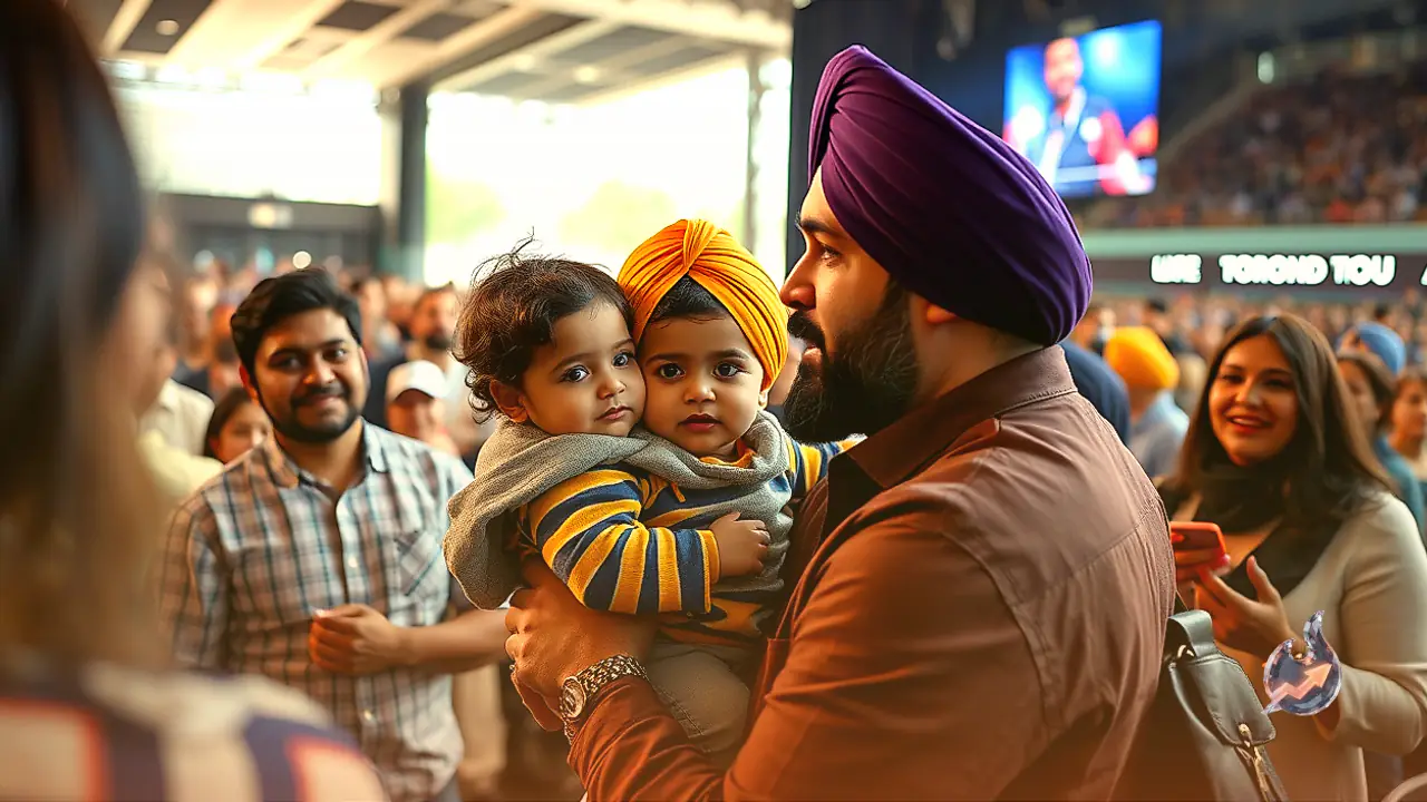 Sidhu Moosewala's Toddler Brother Sings on Stage in Toronto, Leaving Family and Fans in Tears