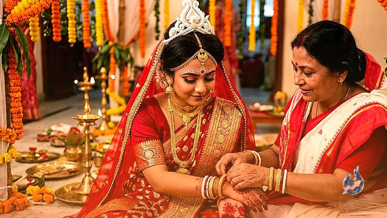 बंगाली शादियों में लाल और सफेद चूड़ियों का क्या है गहरा सांस्कृतिक रहस्य