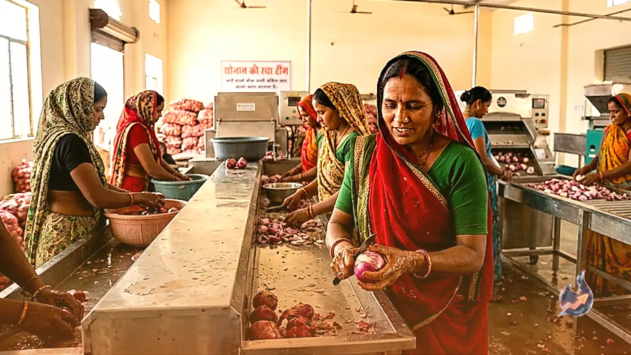Sikar's Yalsar to Get Rs 25 Lakh Onion Processing Unit, Providing Livelihoods to 500 Rural Women