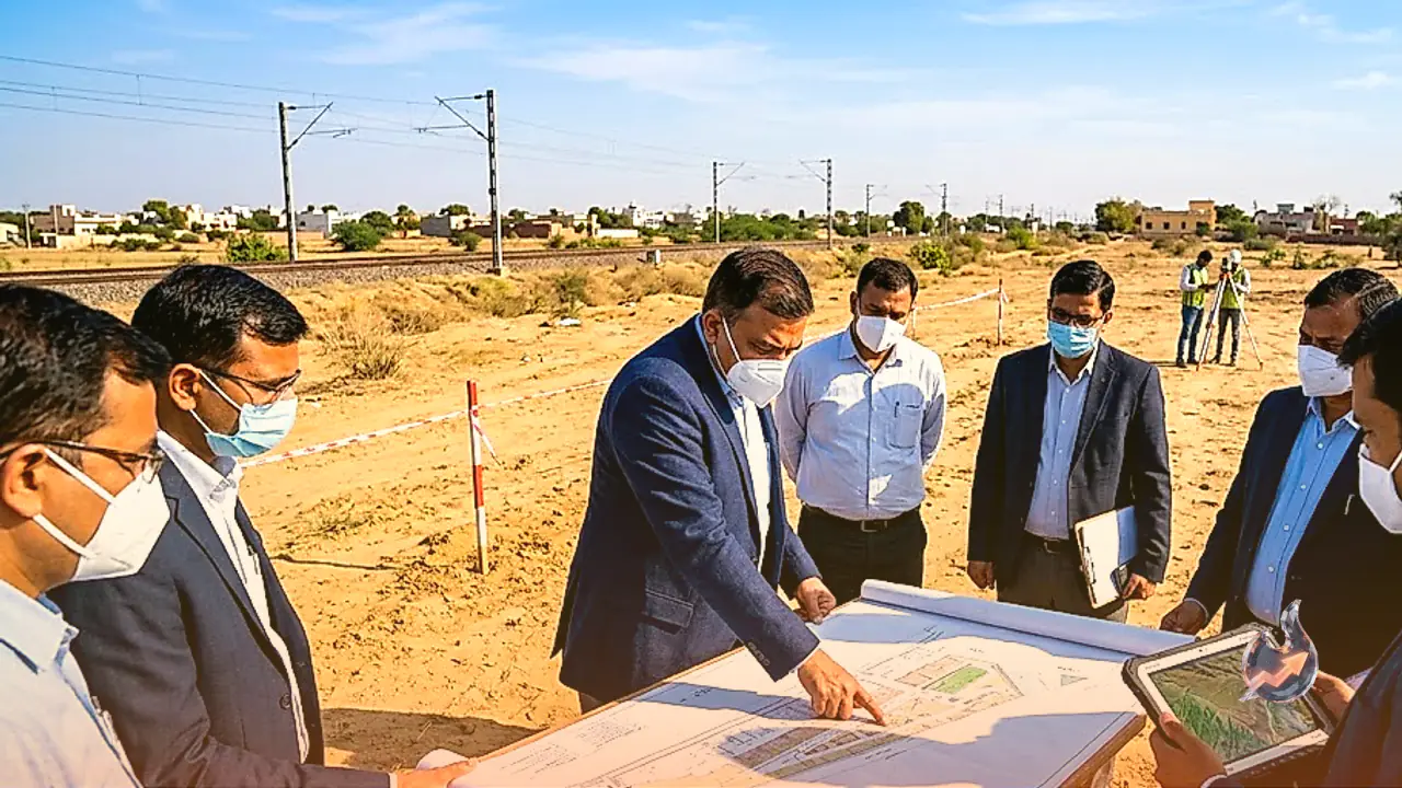 New railway station shaped like Khatu Shyam temple to rise near Sikar, GM inspects site