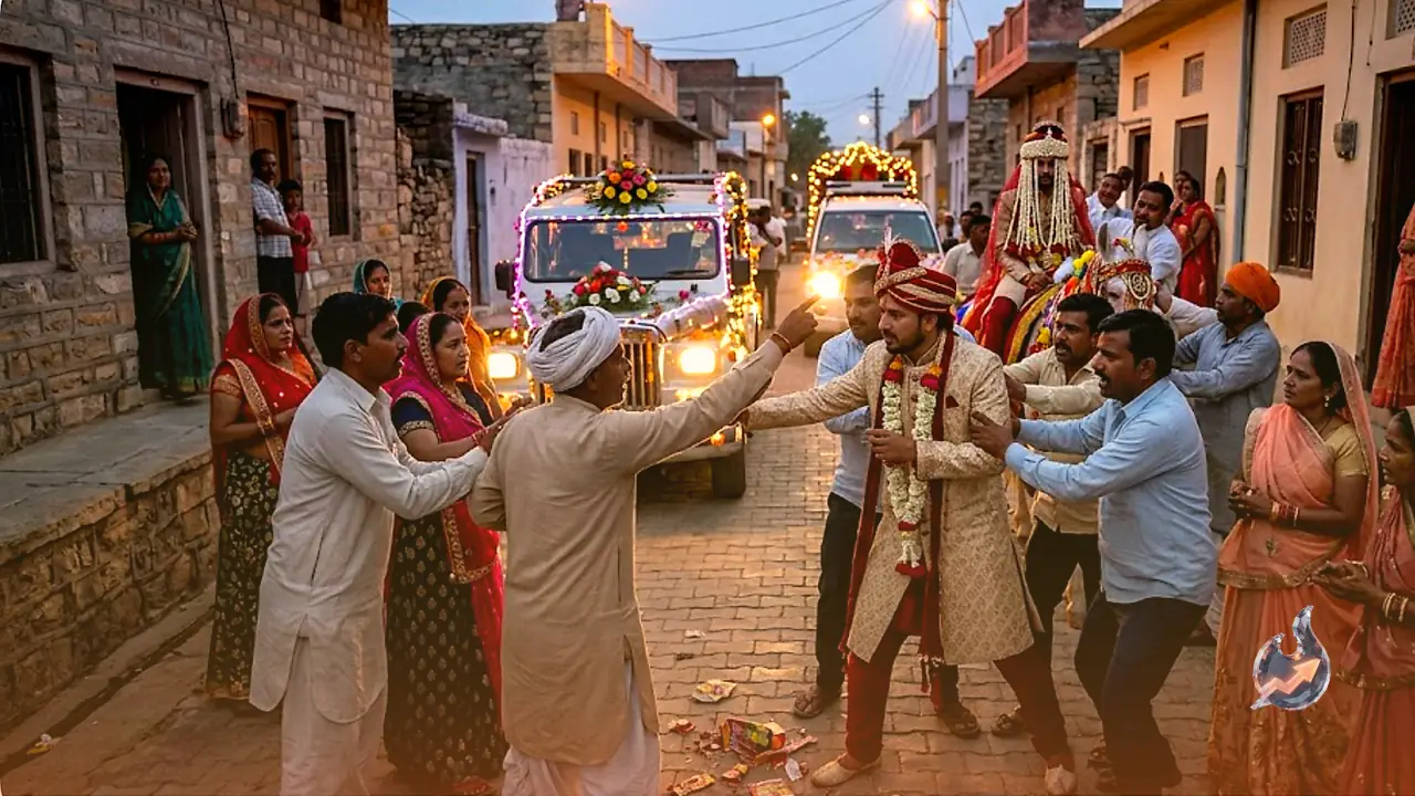 Wedding Celebrations Turn Violent in Sikar: Clash Between Locals and Wedding Party Over Firecrackers