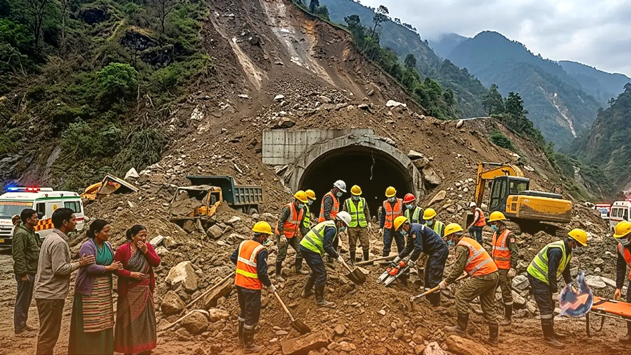 सिक्किम के नामची में सुरंग निर्माण स्थल पर भूस्खलन, राजनाथ सिंह ने जताया दुख