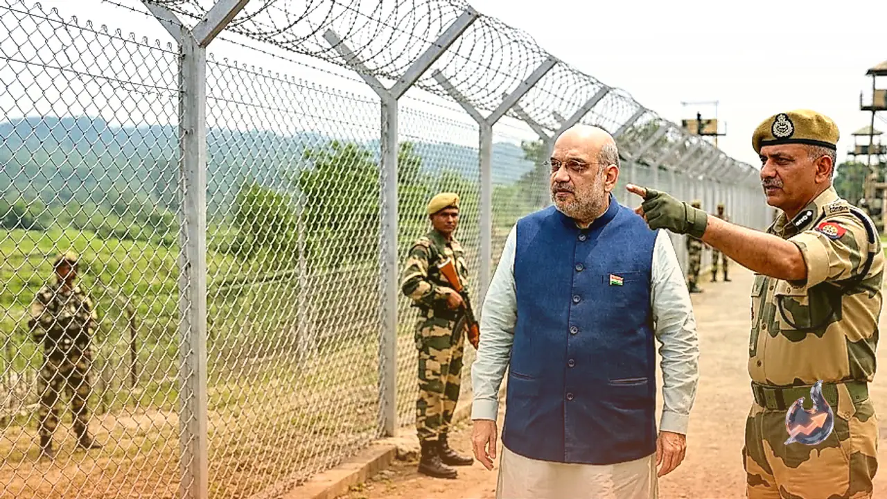 Amit Shah Visits Siliguri Border Post, Calls BSF the Shield of India's Honour