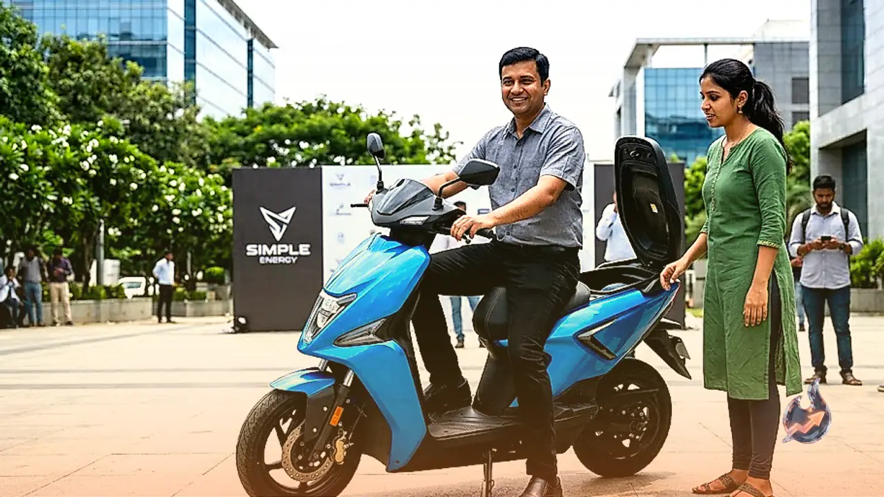 Simple Energy Launches New Family Electric Scooter Simple Wave Starting at Rs 1.09 Lakh with Up to 243 km Range
