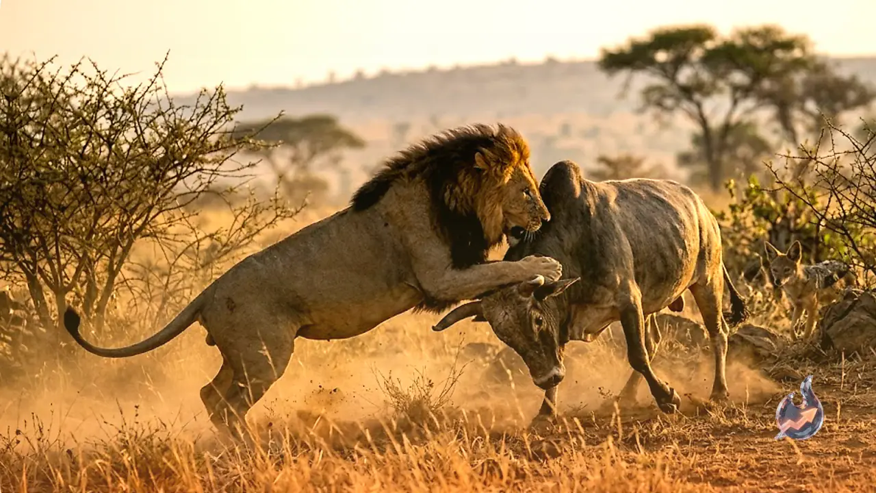 How a Cunning Jackal's Lies Destroyed the Unbreakable Bond Between Lion King Pinglak and Bull Sanjivak