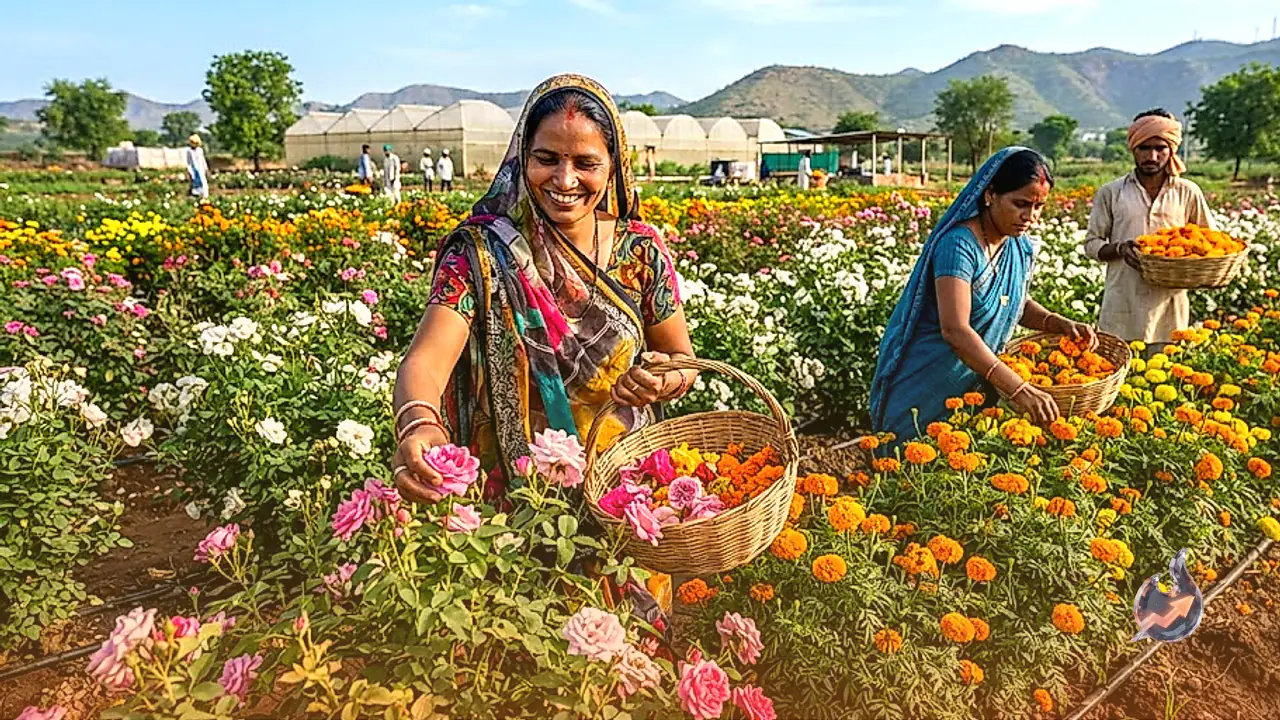 Sirohi Tapovan Harvests Record Organic Blooms with California Designed Rose Model and High Yield Marigolds