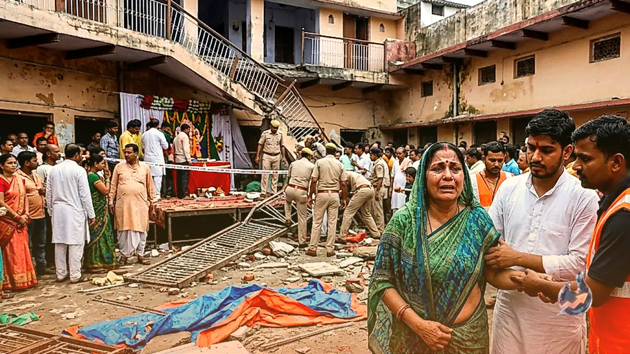Balcony Railing Collapses During Ganesh Aarti in Sitapur, Leaving Two Women Dead