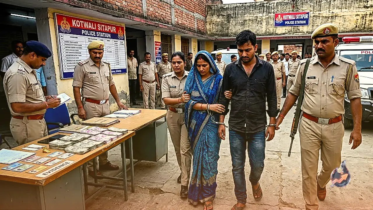 Fugitive Couple Posing as Government Officers Nabbed in Sitapur for Rs 27 Lakh Fraud