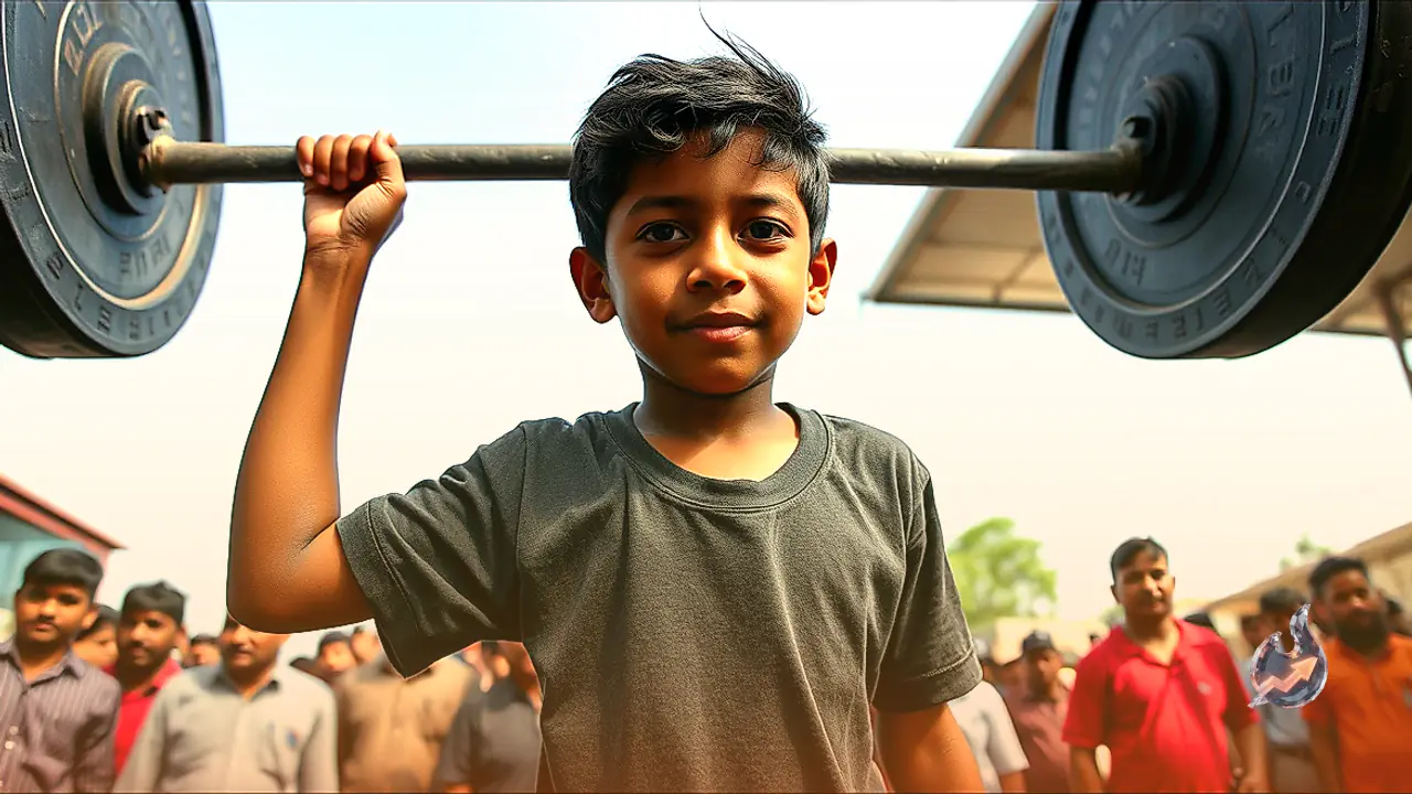 Six-Year-Old Udaipur Powerlifter Viraj Sharma Lifts 47 kg to Smash Records