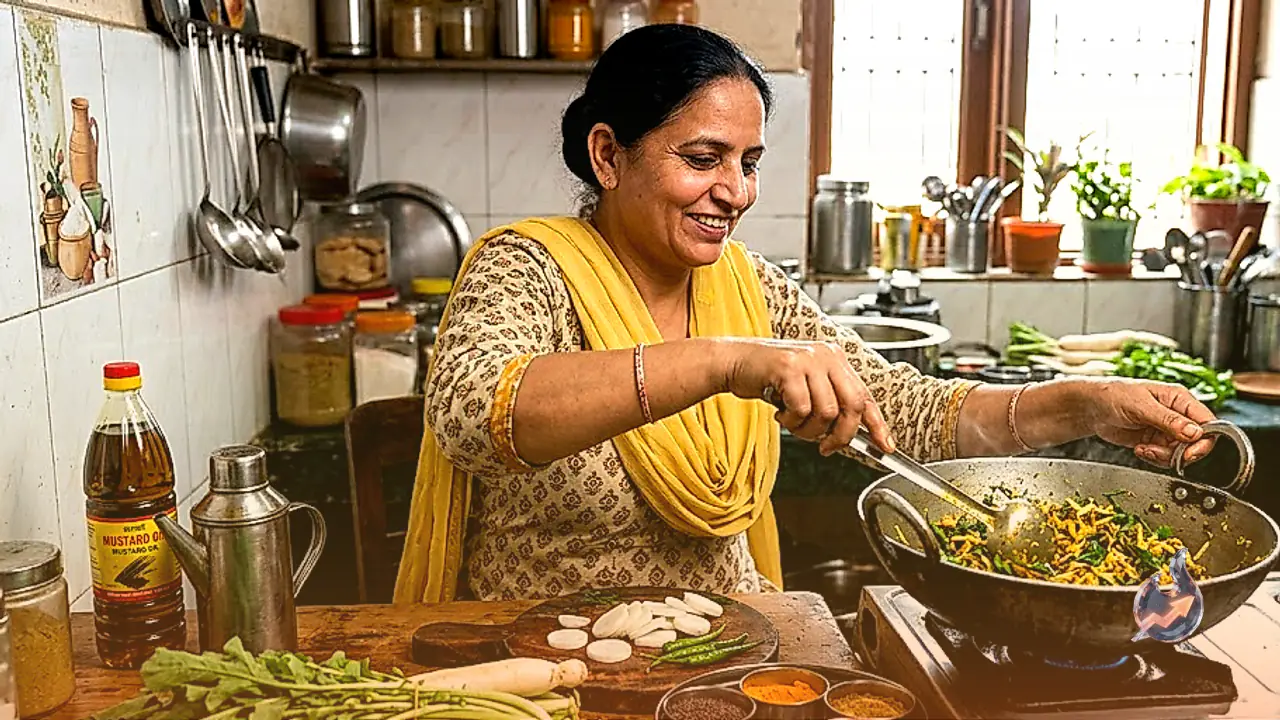 Skip paneer bhurji and try this traditional radish and leaves bhurji recipe at home