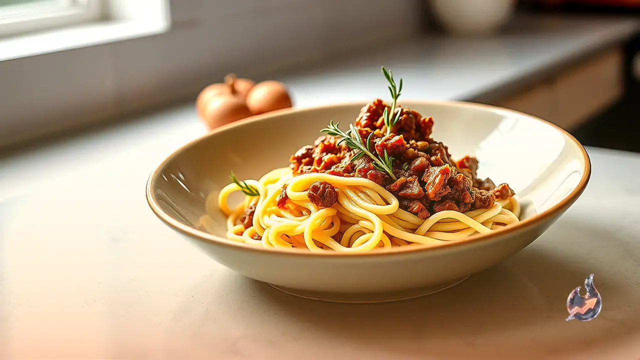 Slow Cooked Rosemary Lamb Ragu