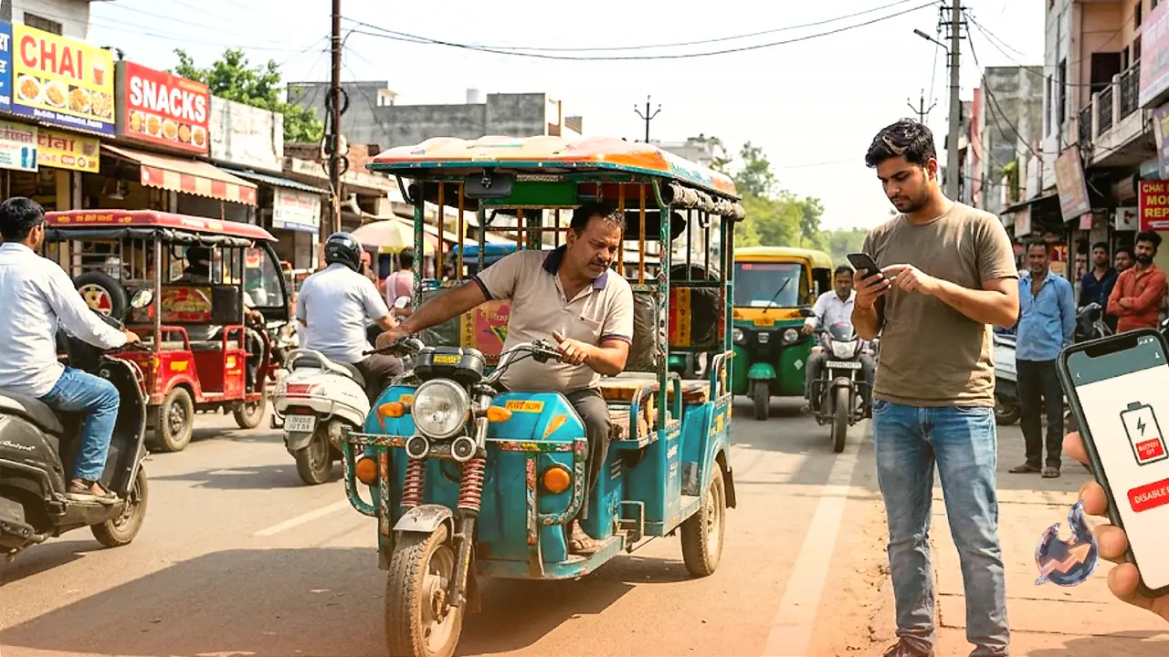 A Chinese Battery App Is Letting Strangers Kill Moving E-Rickshaws With One Tap