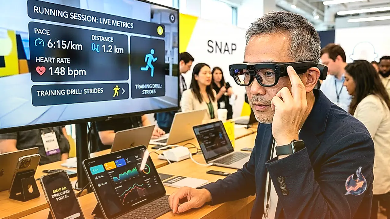 Snap Unveils Feature Packed Specs with Sports Tracking and Anticipatory AI Amid Heavy Design Concerns