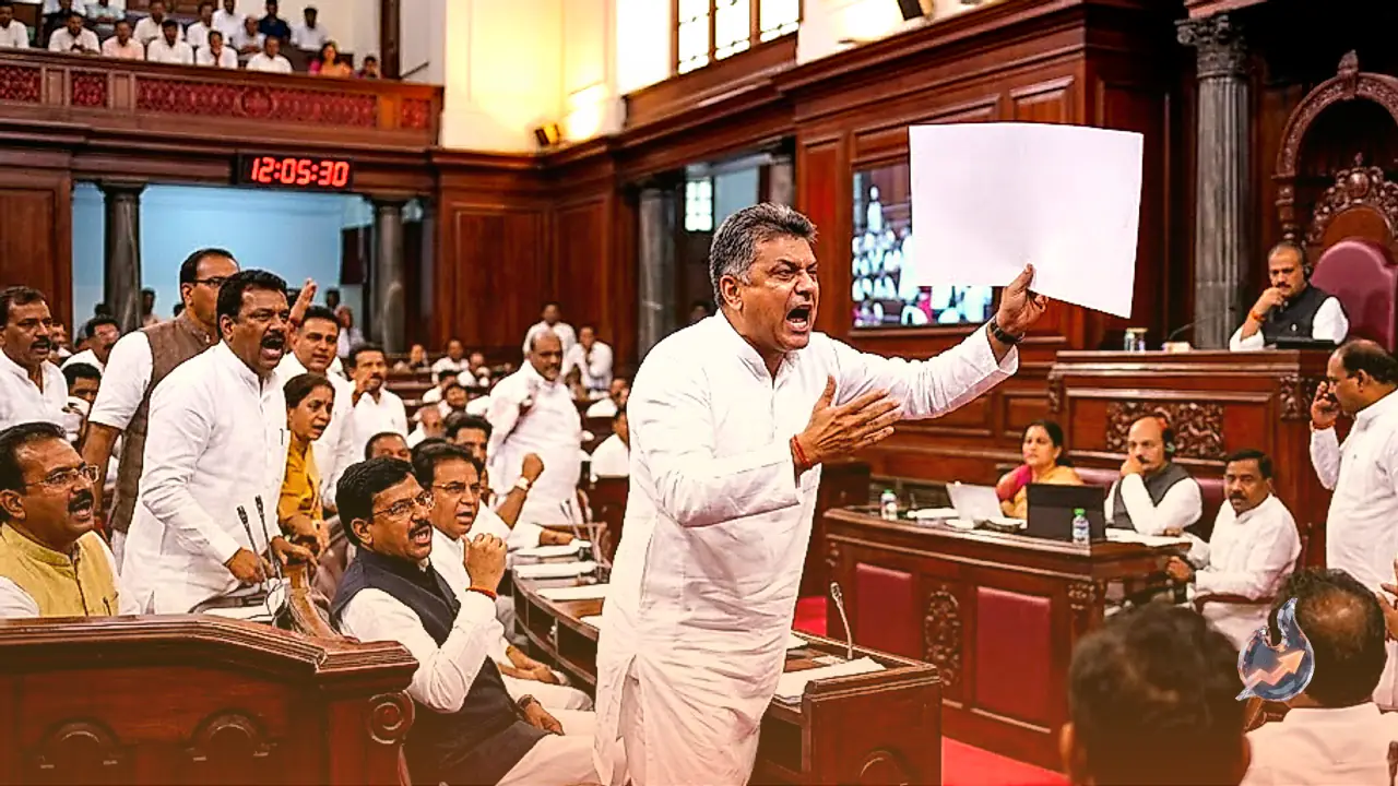 Taxpayer Bill Mounts as Opposition Uproar Washes Out Opening Day of Monsoon Session
