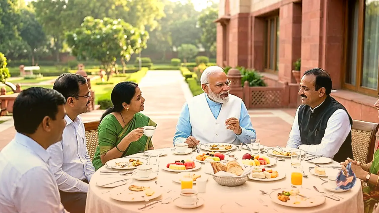 PM Modi Hosts Breakfast Meeting for Breakaway Opposition MPs to Strengthen NDA Strategy in Parliament