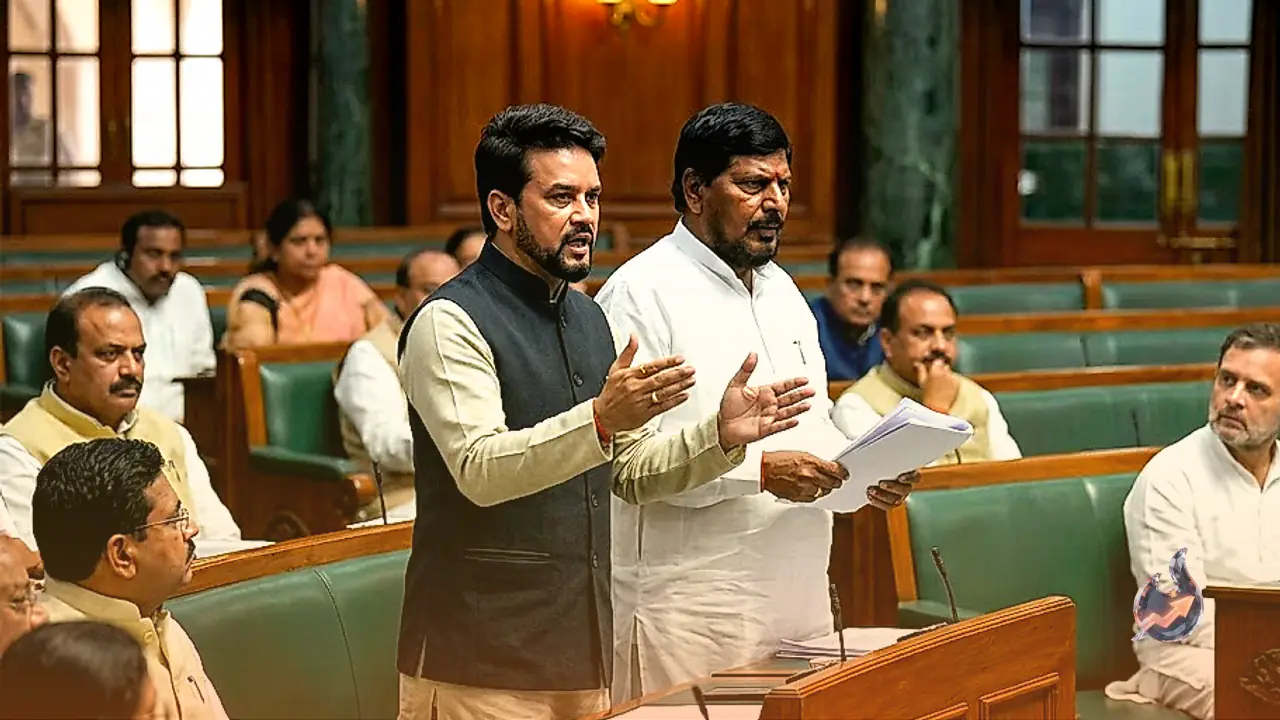Paper Leak Row Ignites Parliament as Anurag Thakur and Ramdas Athawale Launch Fierce Attack on Rahul Gandhi