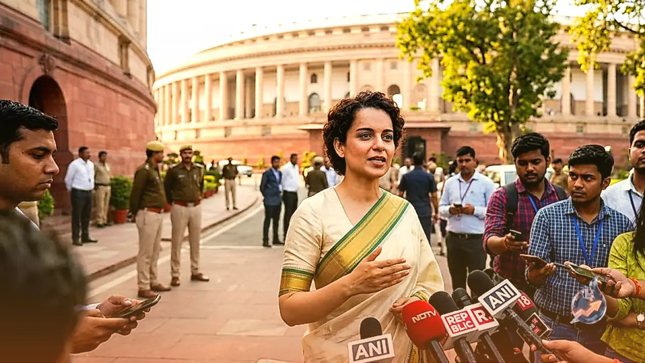 Kangana Ranaut Reframes Stand on Gen Z Outside Parliament, Calls Youth Nation's Core Power