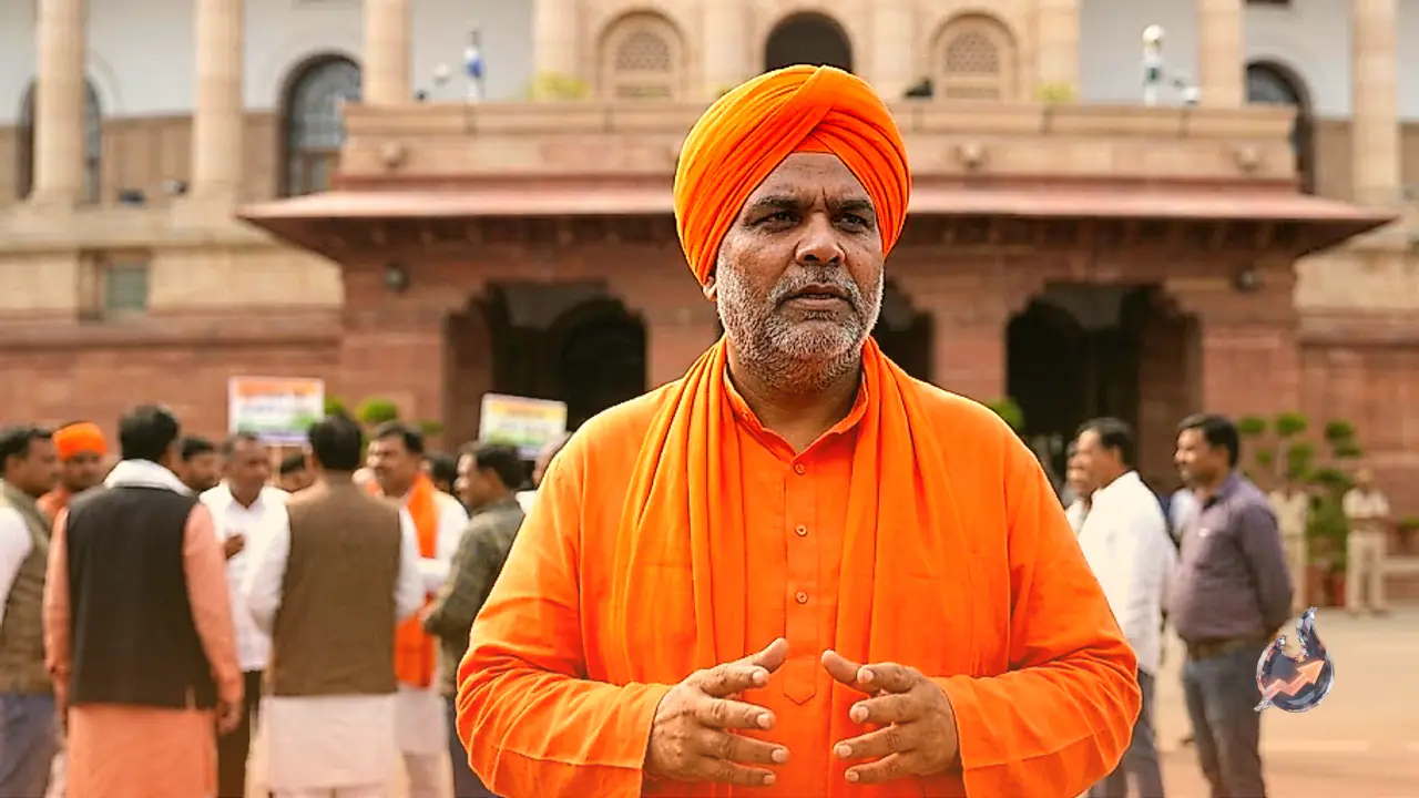 Police Complaint Filed Against MP Pappu Yadav for Saffron Disguise During Parliament Protest