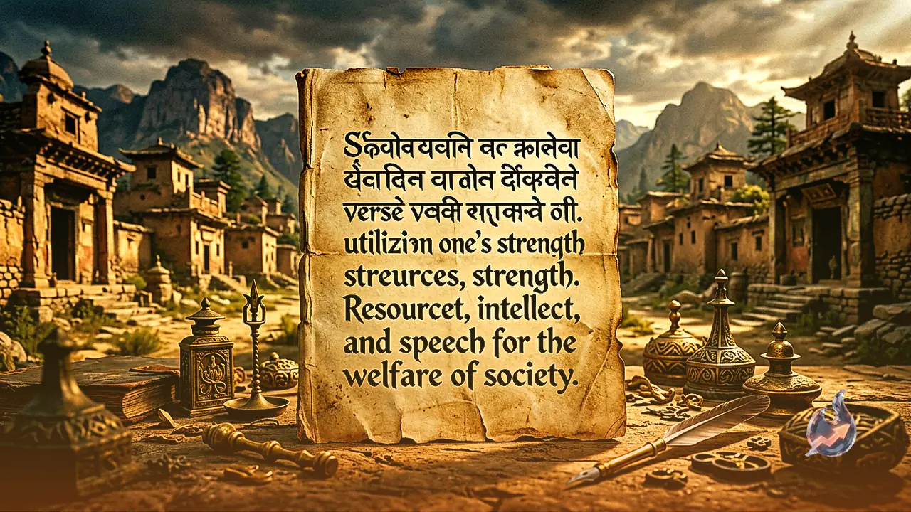 Prime Minister Narendra Modi Shares Sanskrit Verse Highlighting Selfless Service and Human Purpose