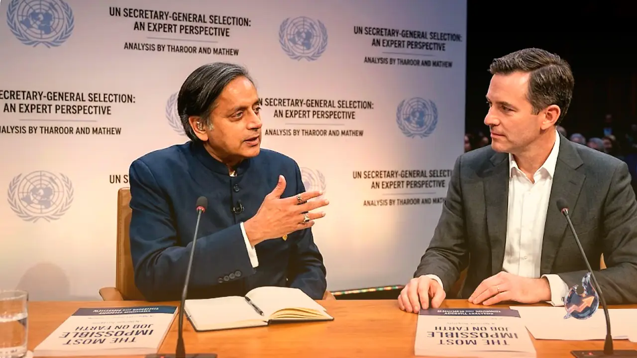 UN's Most Impossible Job Under the Lens as Shashi Tharoor and Ed Mathew Co-Author a Major Analysis