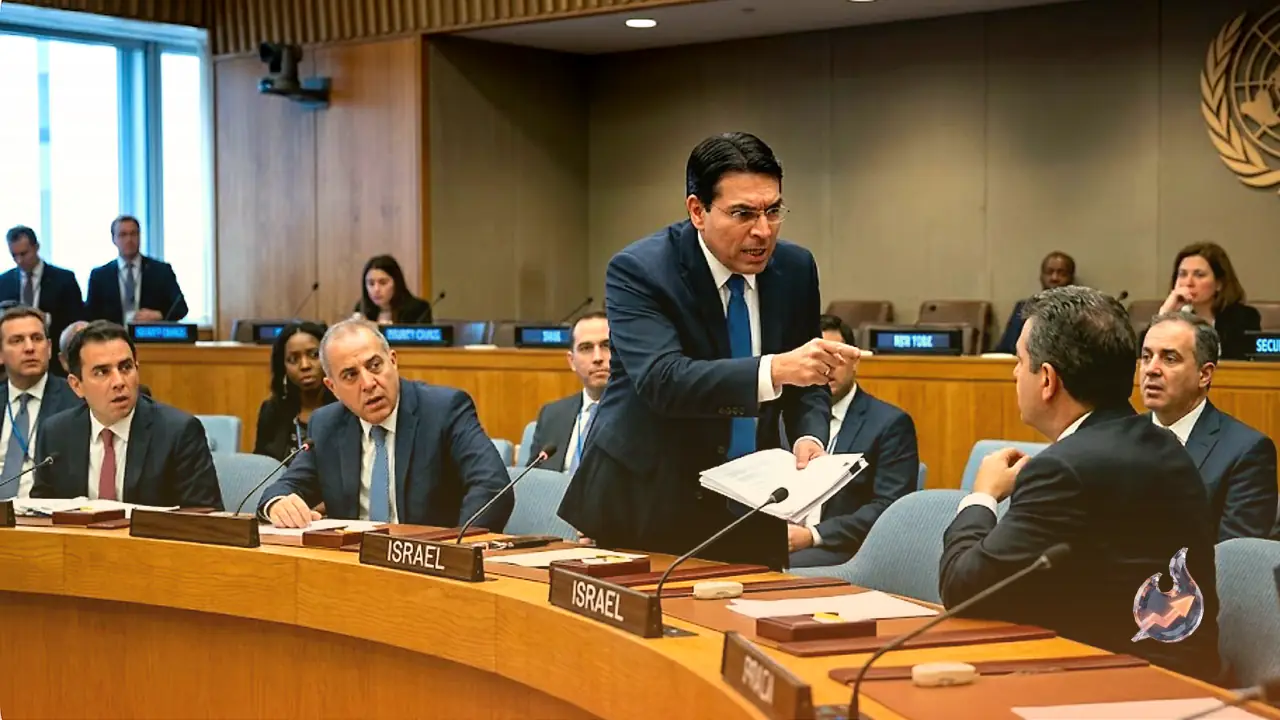 Uproar at UN: Israeli Ambassador Clashes with Officials, Demanding Resignation Over Blacklisting Report