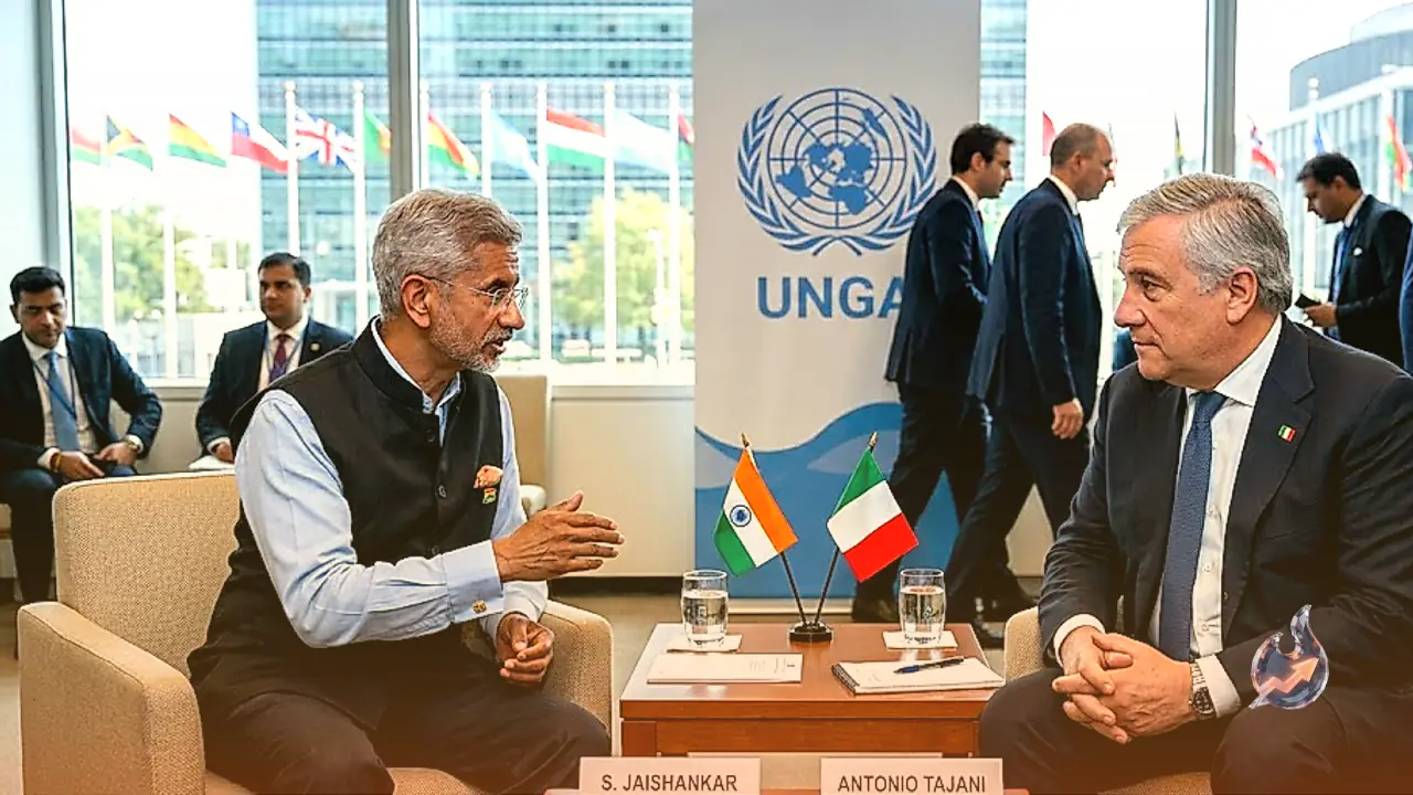 S Jaishankar Meets Italian Deputy PM Antonio Tajani at UNGA81, Focuses on Gulf, Ukraine and IMEC