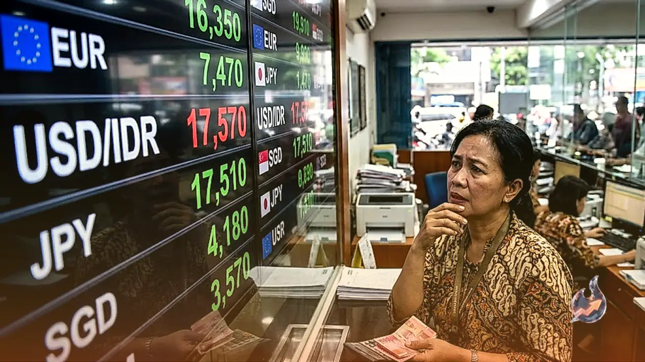 Soaring Crude Prices Drag Down Indonesian Rupiah as USD/IDR Reaches 17,570 Level