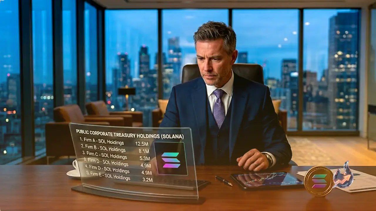 The Top 5 Publicly Traded Firms Holding Solana Treasuries