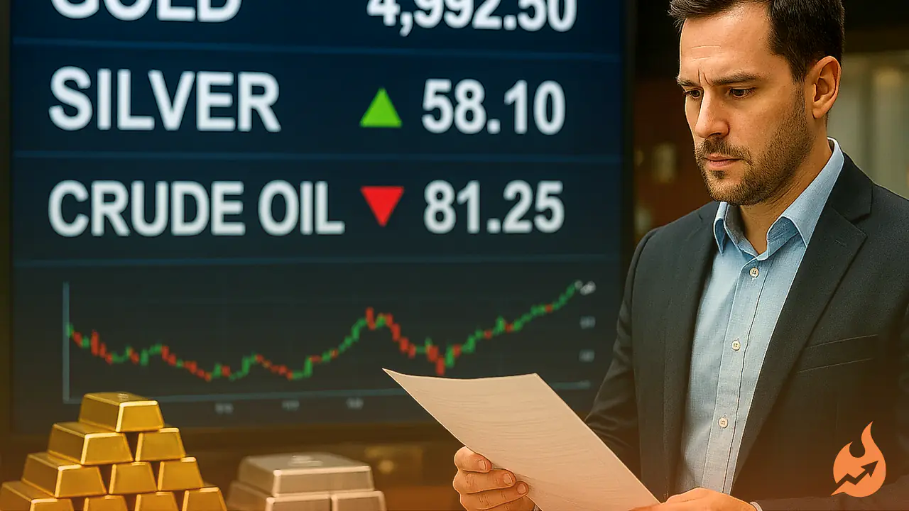 Gold and Silver Prices Climb, Crude Oil Turns Cheaper- Check Today's Latest Rates