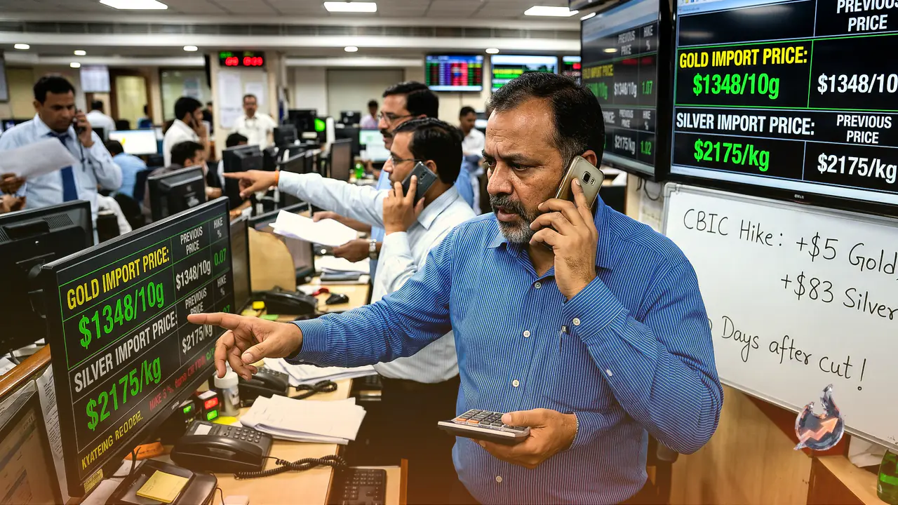 सोना-चांदी की बेस इंपोर्ट कीमत फिर बढ़ी, तीन दिन पहले की कटौती पलटी, जानिए आपकी जेब पर क्या असर