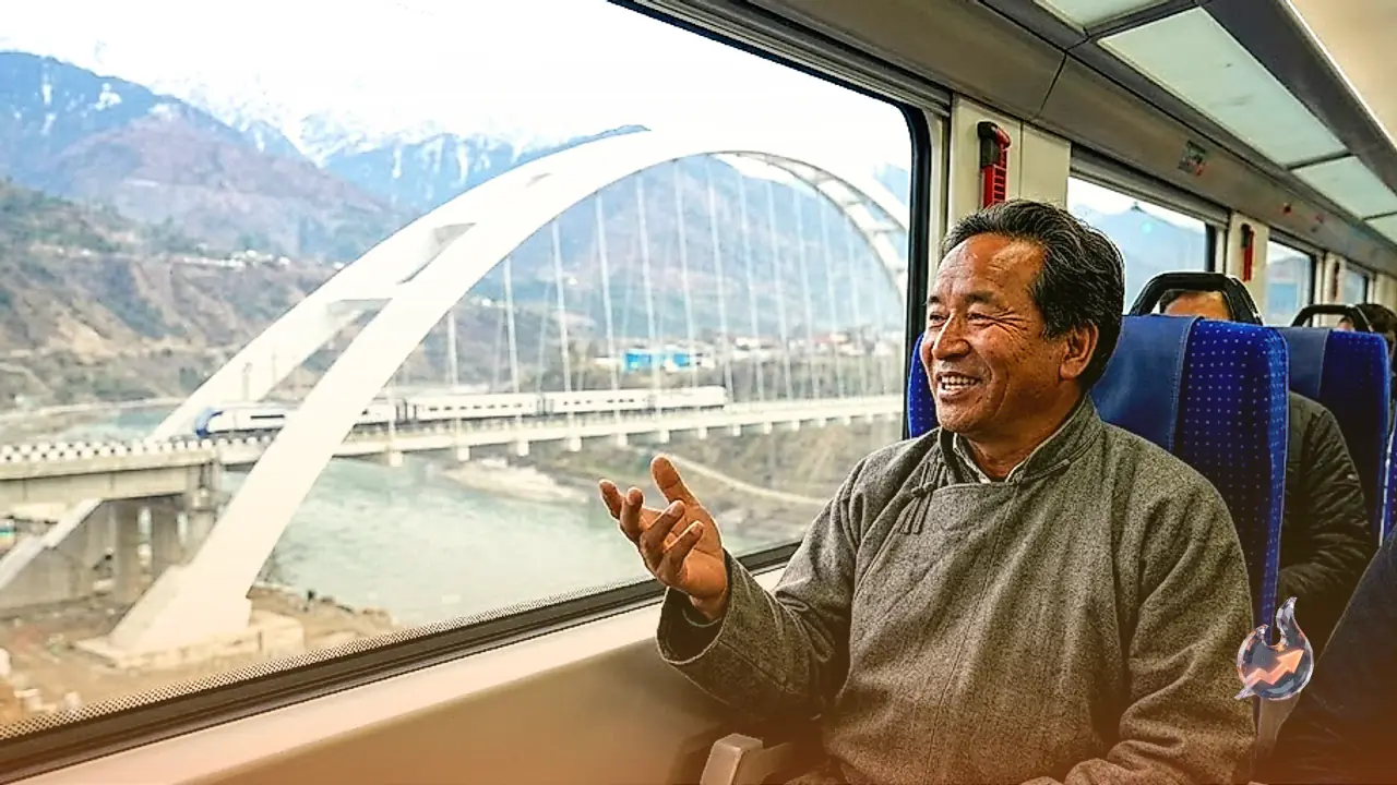 Social Activist Sonam Wangchuk Praises Vande Bharat Journey From Delhi to Srinagar, Expresses Pride in Indian Railways