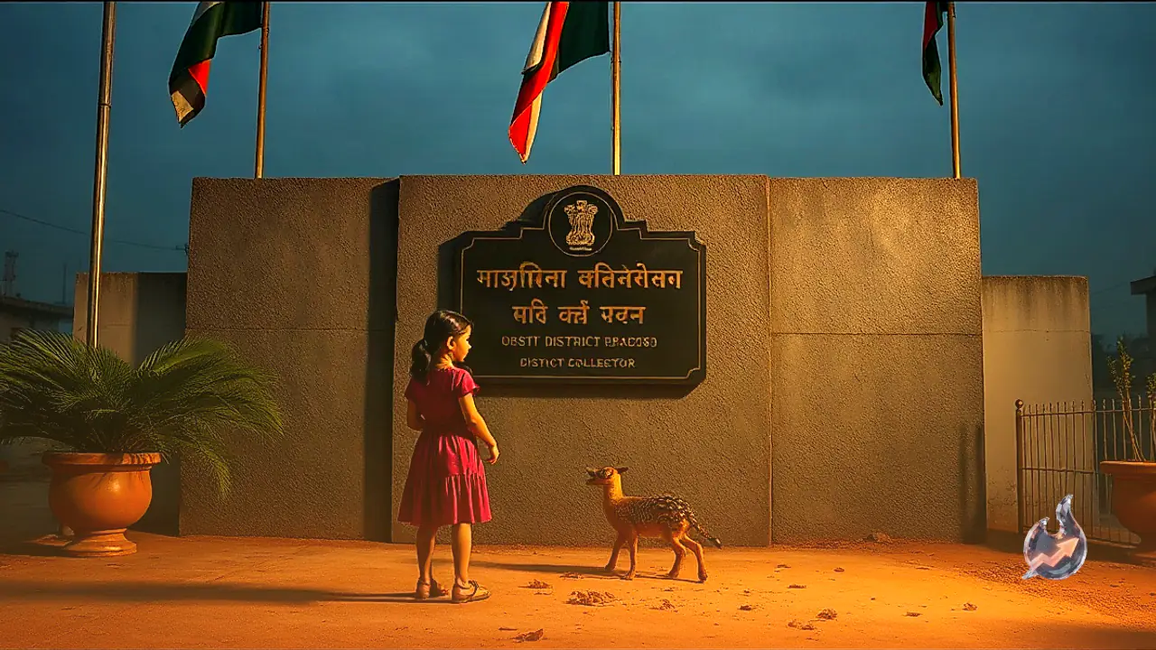 Sonbhadra Collector's Daughter Insists On Visiting Dad's Office, IFS Mother Captures Tender Moment
