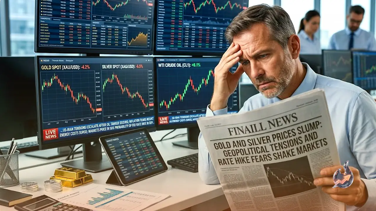 Gold and Silver Prices Slump: Geopolitical Tensions and Rate Hike Fears Shake Markets