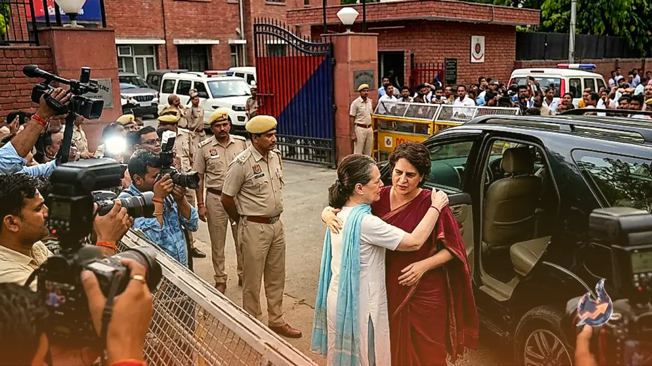Sonia Gandhi Reaches Delhi Police Station As Priyanka Gandhi Is Freed, Rahul Gandhi And Akhilesh Yadav Set For Release