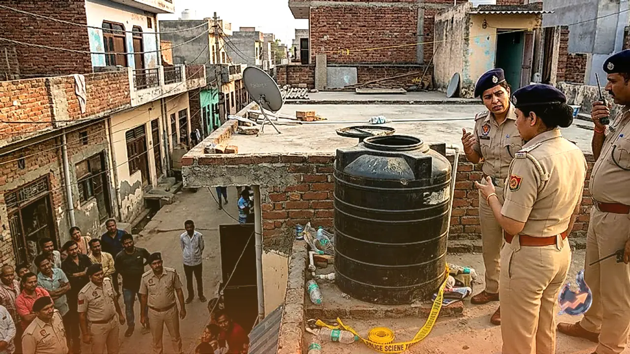Horrific Crime in Sonipat: Six-Year-Old Girl Found Dead in Water Tank with Bound Limbs
