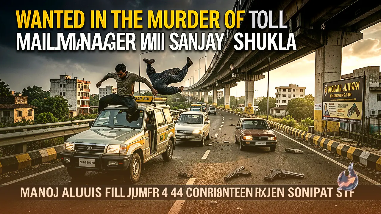 Toll Manager Murder Accused Leaps From Sonipat Flyover During STF Chase, Accomplice Arrested
