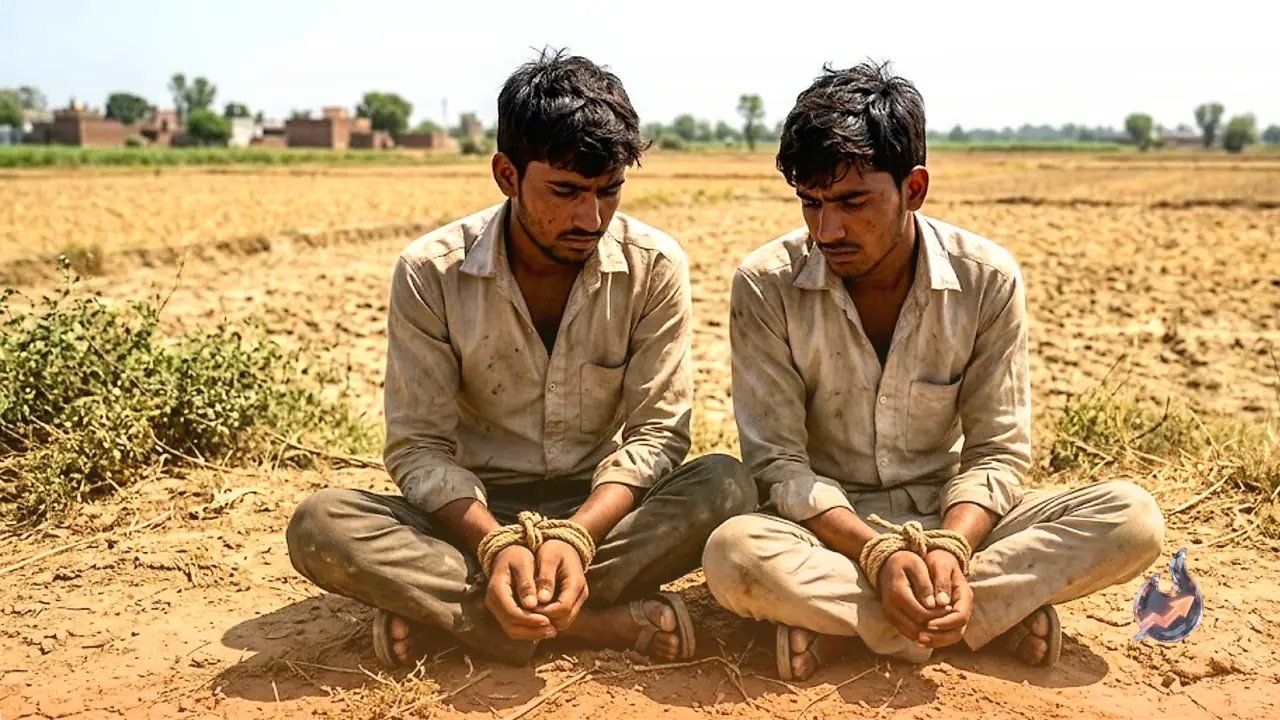 सोनीपत: खेत में 2 युवकों को बांधकर पीटा गया, चोरी के आरोप में नाम, गांव और जाति पूछी