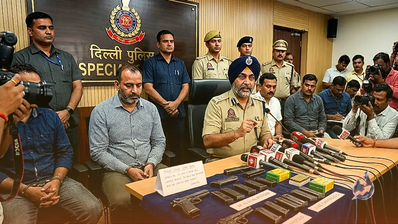 Delhi Police Special Cell Busts Social Media Arms Syndicate Using Coded Language, Mastermind Shishpal Singh Among 8 Arrested