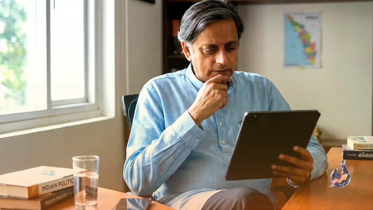 Debate Sparks Over Kerala Budget and LDF Claims, Shashi Tharoor Shows Keen Interest on Social Media