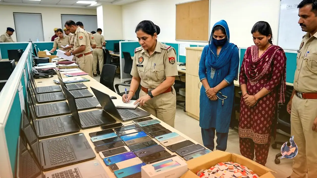 Fake Weight-Loss Call Centre Busted in Gurugram, Three Women Arrested After Crores Swindled via Social Media