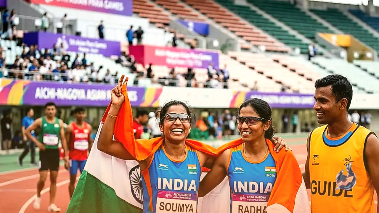 एशियन पैरा गेम्स में सौम्या का स्वर्णिम प्रदर्शन, राधा वेंकटेश ने जीता रजत पदक