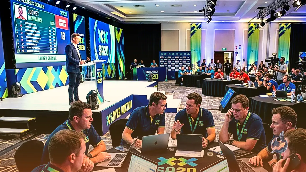 South Africa SA20 Season 5 Player Auction Set for Today with 19 Slots Open Across Four Teams