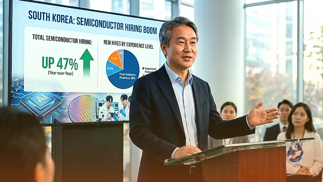 AI Chip Boom Fuels a 47% Jump in South Korea's Semiconductor Hiring, and Freshers Grab the Biggest Share