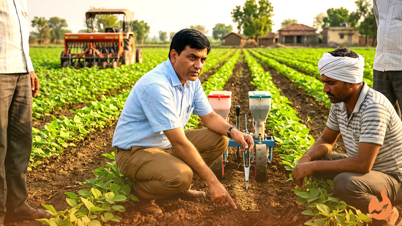 One Sowing Mistake Can Ruin Your Soybean Crop: Scientists Explain the Right Way to Apply Fertiliser