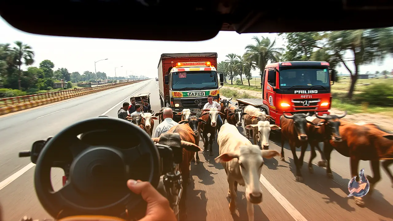 Speeding Truck Mows Down Livestock on Kutch-Morbi Highway, 25 Animals Killed