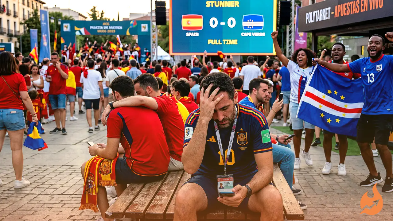A $1 Million Bet on Spain Vanished in 90 Minutes as Cape Verde Forced a 0-0 Stunner on Polymarket